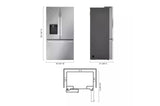 26 cu. ft. Smart Counter-Depth MAX(TM) Refrigerator with Dual Ice Makers - (LRFXC2606S)