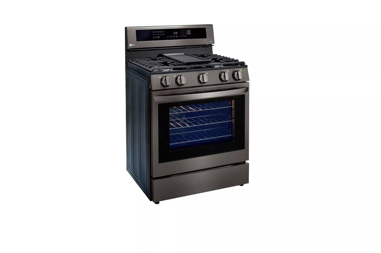 5.8 cu ft. Smart Wi-Fi Enabled True Convection InstaView(R) Gas Range with Air Fry - (LRGL5825D)