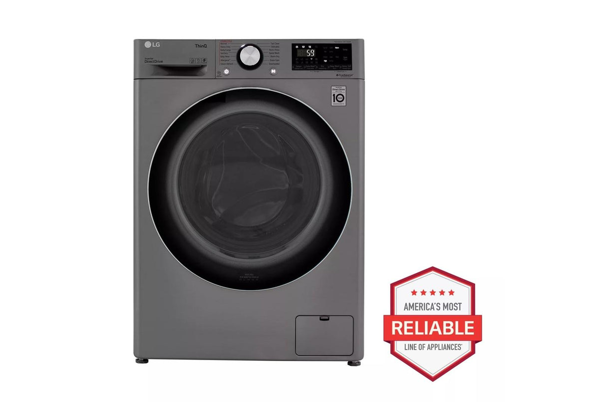 2.4 cu.ft. Smart wi-fi Enabled Compact Front Load All-In-One Washer/Dryer Combo with Built-In Intelligence - (WM3555HVA)