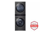 Single Unit Front Load LG WashTower(TM) with Center Control(TM) 4.5 cu. ft. Washer and 7.4 cu. ft. Gas Dryer - (WKGX201HBA)