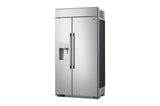 LG STUDIO 26 cu. ft. Smart Side-by-Side Built-In Refrigerator with Ice & Water Dispenser - (SRSXB2622S)