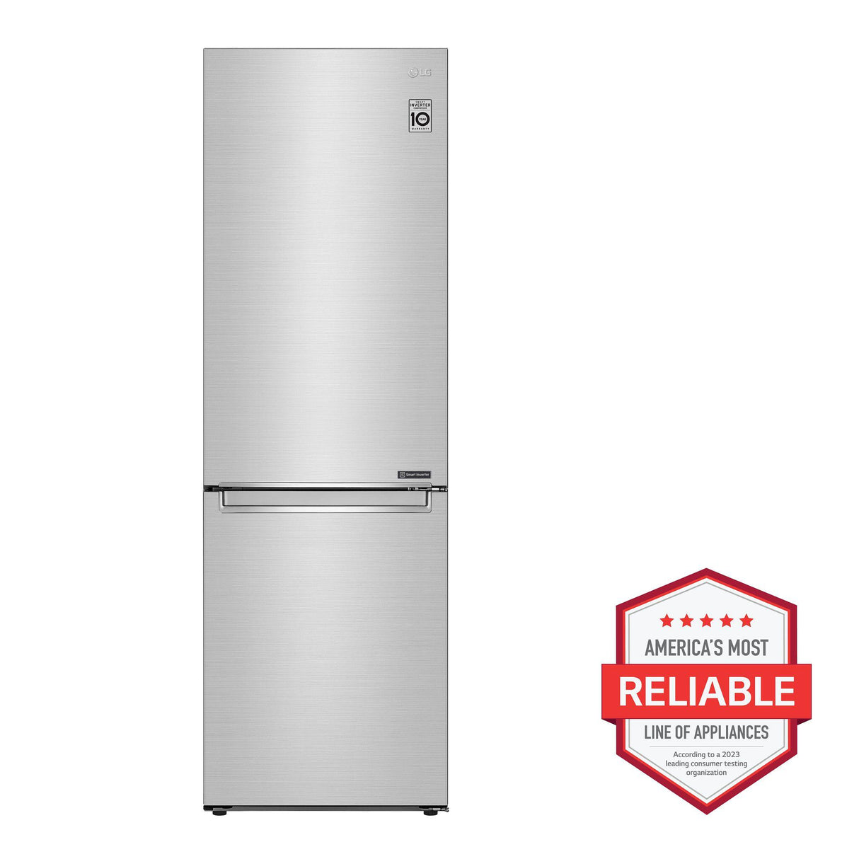 12 cu. ft. Bottom Freezer Counter-Depth Refrigerator - (LRBCC1204S)