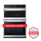 1.7/4.7 cu. ft. Smart Combination Wall Oven with InstaView(R), True Convection, Air Fry, and Steam Sous Vide - (WCEP6427F)