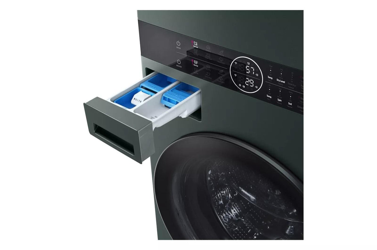 Single Unit Front Load LG WashTower(TM) with Center Control(TM) 4.5 cu. ft. Washer and 7.4 cu. ft. Electric Dryer - (WKEX200HGA)