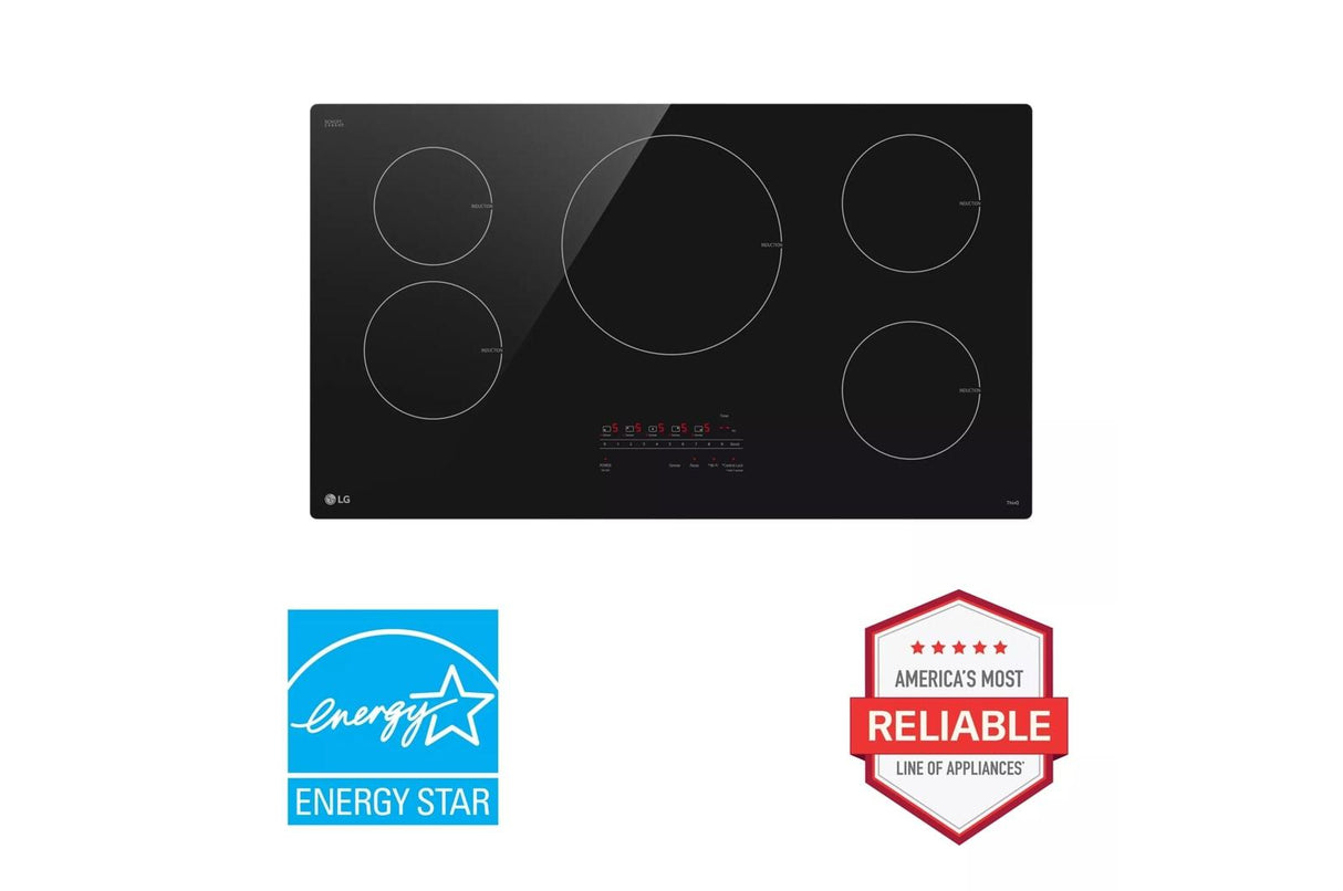 36" Smart Induction Cooktop with UltraHeat(TM) 4.3kW Element - (CBIH3613BE)