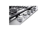 36" Smart Gas Cooktop with UltraHeat(TM) 22K BTU Dual Burner and LED Knobs - (CBGJ3627S)