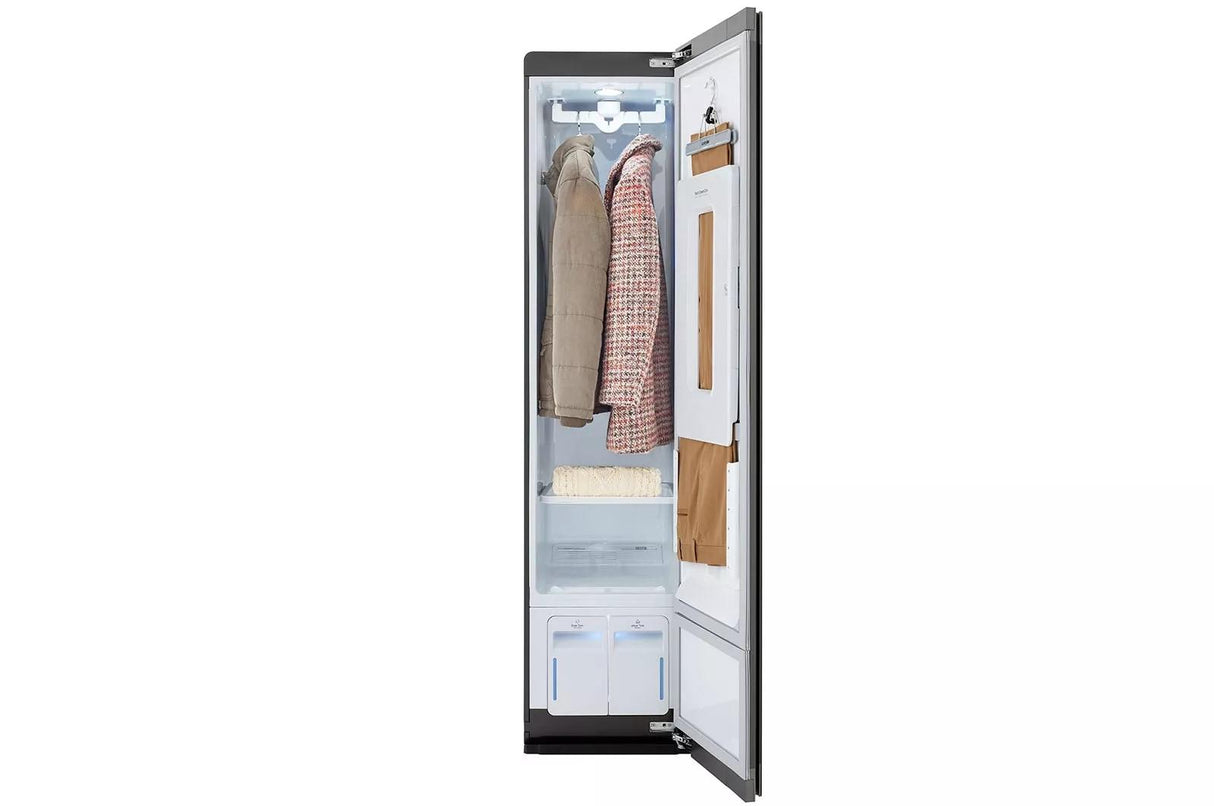 LG Styler(R) Smart wi-fi Enabled Steam Closet with TrueSteam(R) Technology and Exclusive Moving Hangers - (S3MFBN)