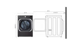 9.0 cu. ft. Mega Capacity Smart wi-fi Enabled Front Load Electric Dryer with TurboSteam(TM) and Built-In Intelligence - (DLEX8900B)