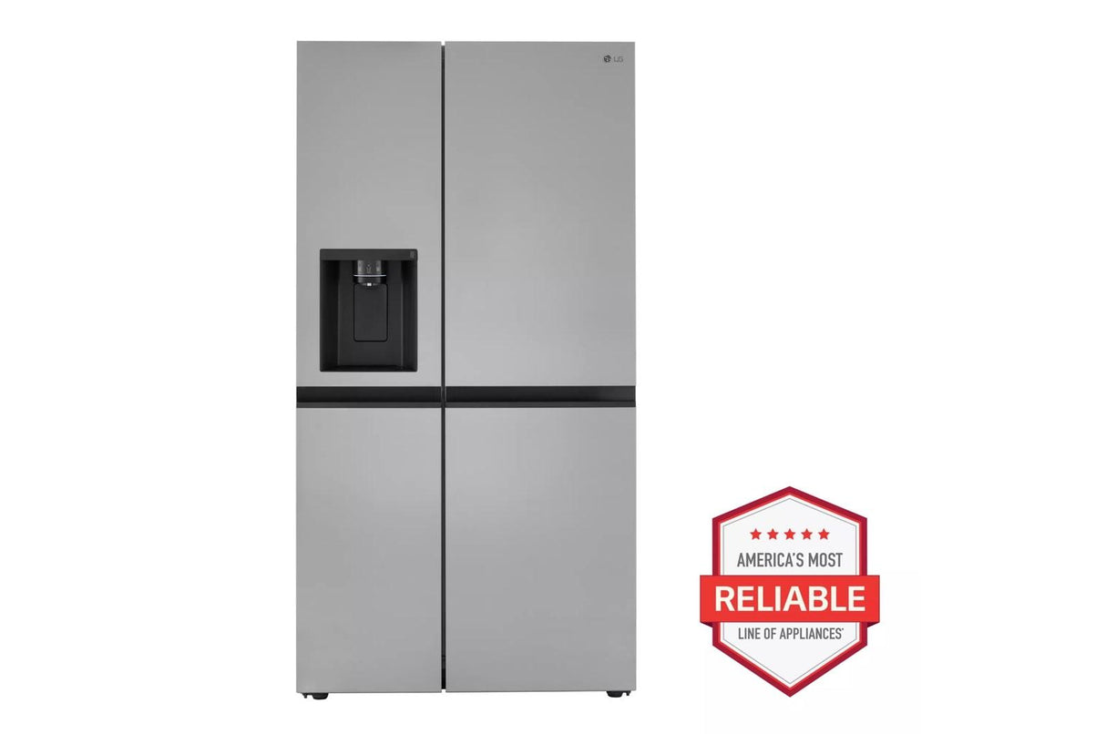 23 cu. ft. Side-by-Side Counter-Depth Refrigerator with Smooth Touch Dispenser - (LRSXC2306S)