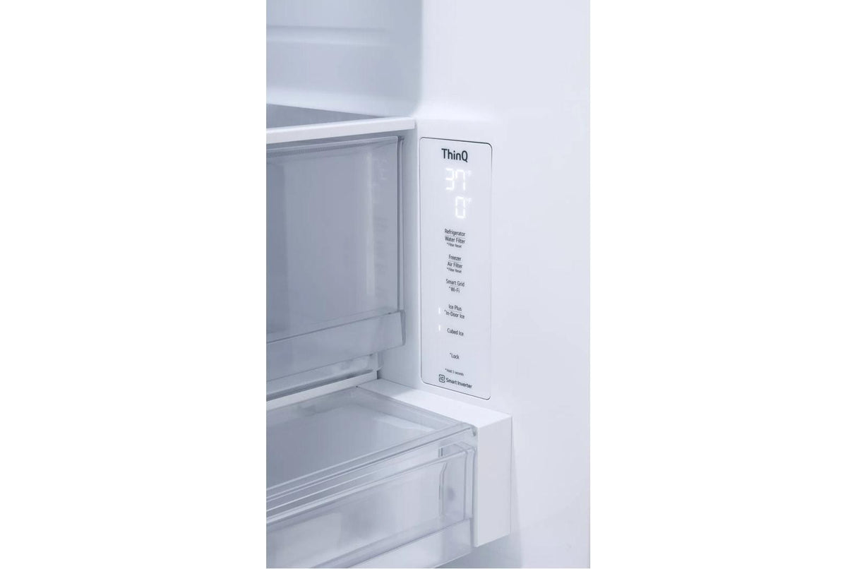 31 cu. ft. Smart Standard-Depth MAX(TM) French Door Refrigerator with Dual Ice - (LRFXS3106S)