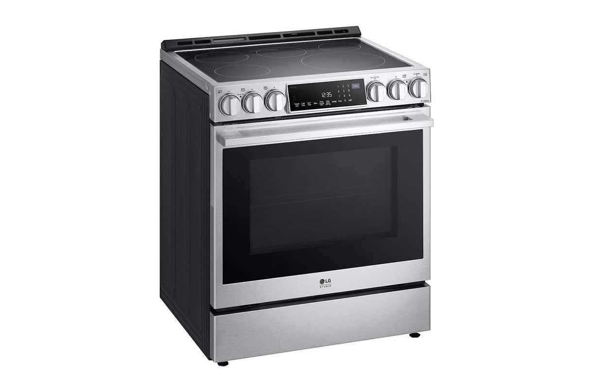 LG STUDIO 6.3 cu. ft. InstaView(R) Electric Slide-in Range with ProBake Convection(R) and Air Fry - (LSES6338F)