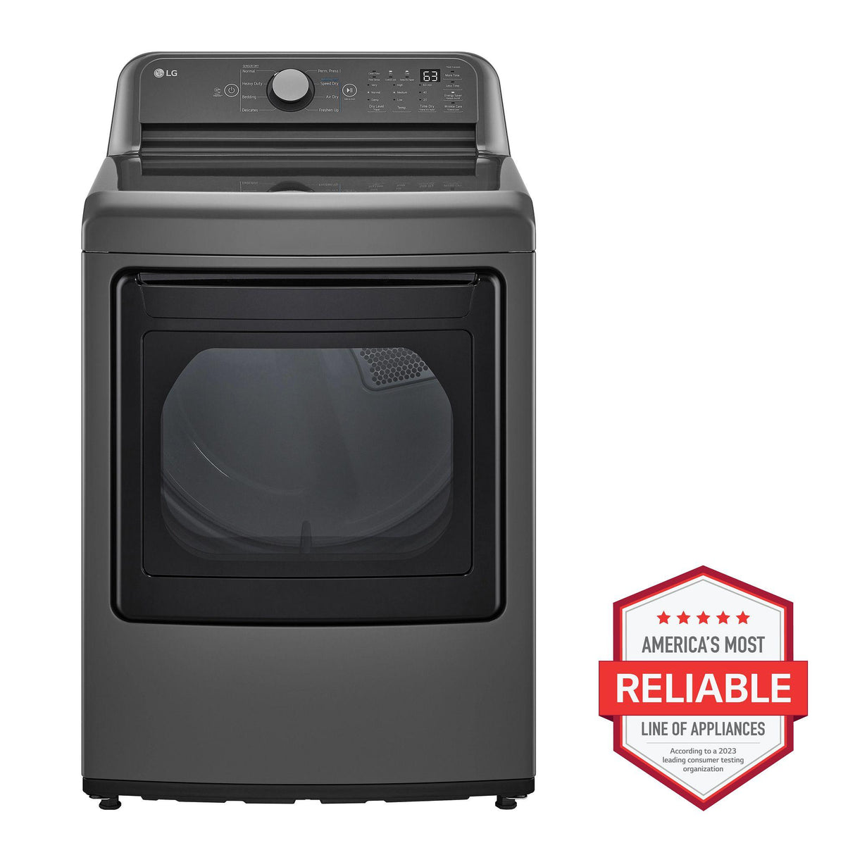 7.3 cu. ft. Ultra Large Capacity Rear Control Gas Energy Star Dryer with Sensor Dry - (DLG7151M)