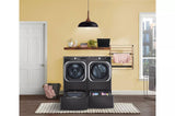 Laundry Pedestal - Black Steel - (WDP5B)