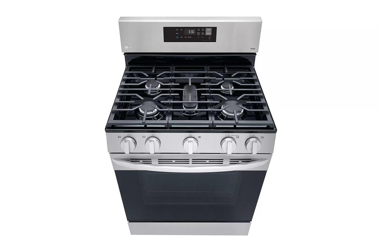 5.8 cu ft. Smart Wi-Fi Enabled Gas Range with EasyClean(R) - (LRGL5821S)