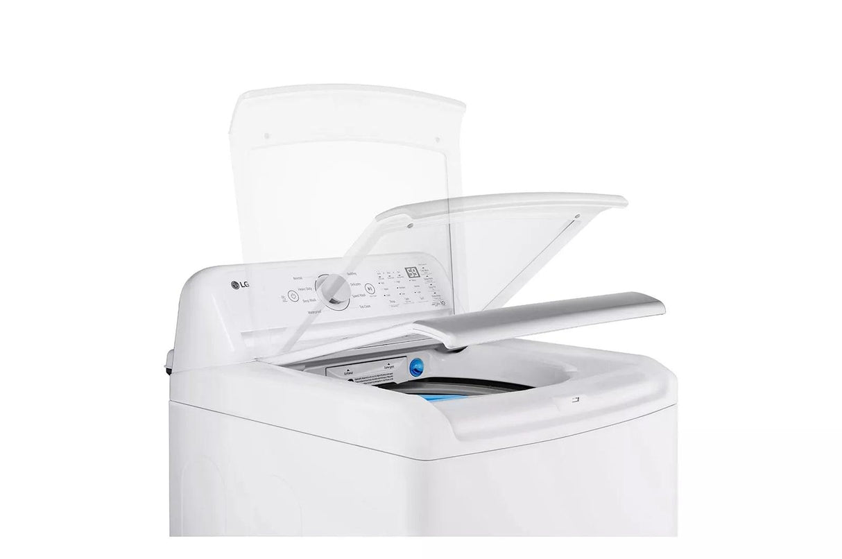 4.8 cu. ft. Mega Capacity Top Load Washer with 4-Way(TM) Agitator & TurboDrum(TM) Technology - (WT7155CW)