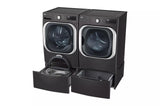 Laundry Pedestal - Black Steel - (WDP5B)