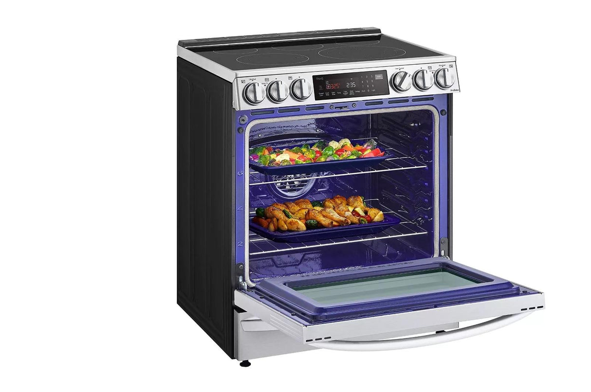 6.3 cu ft. Smart Wi-Fi Enabled ProBake Convection(R) InstaView(TM) Electric Slide-in Range with Air Fry - (LSEL6337F)