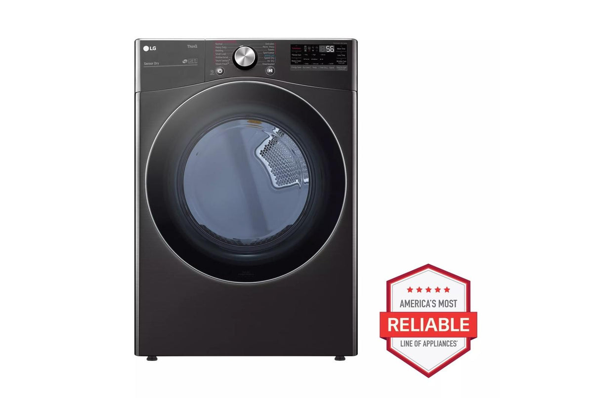 7.4 cu. ft. Ultra Large Capacity Smart wi-fi Enabled Front Load Electric Dryer with TurboSteam(TM) and Built-In Intelligence - (DLEX4200B)