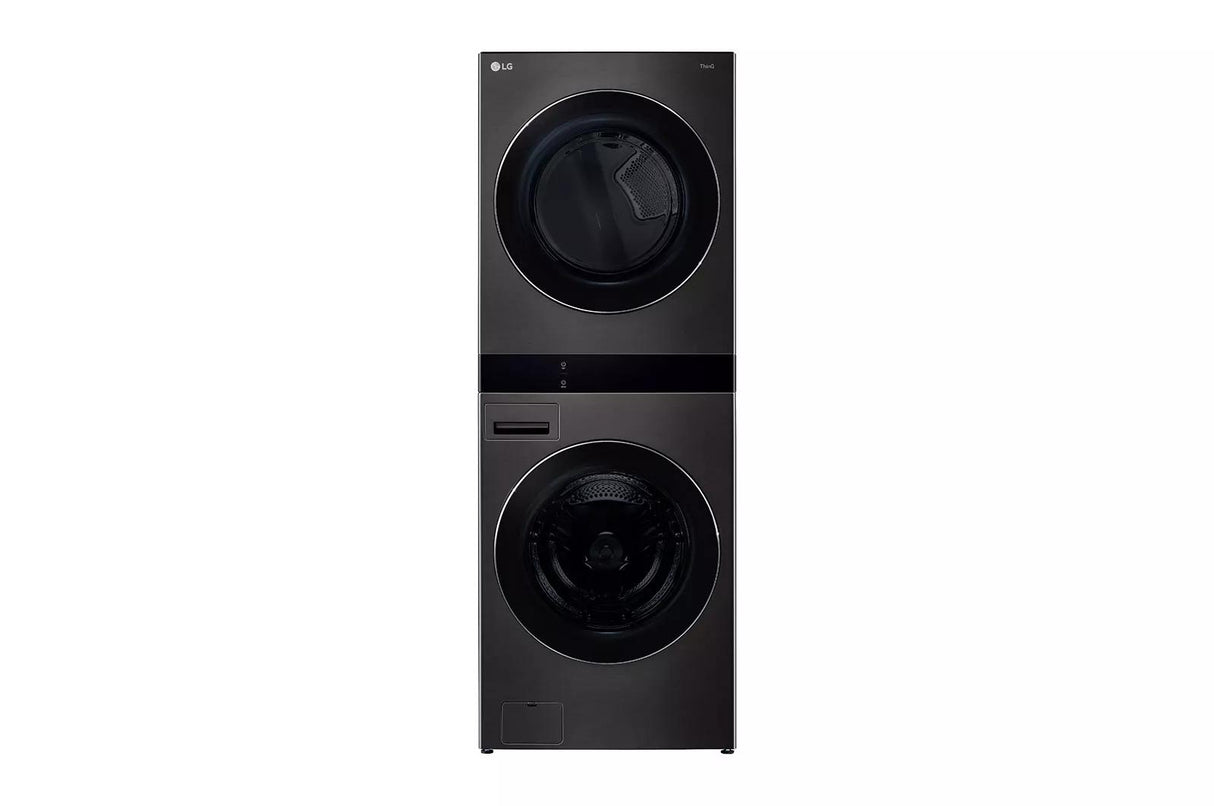 Single Unit Front Load LG WashTower(TM) with Center Control(R) 5.0 cu.ft. Washer & 7.4 cu.ft. Gas Dryer - (WKGX301HBA)