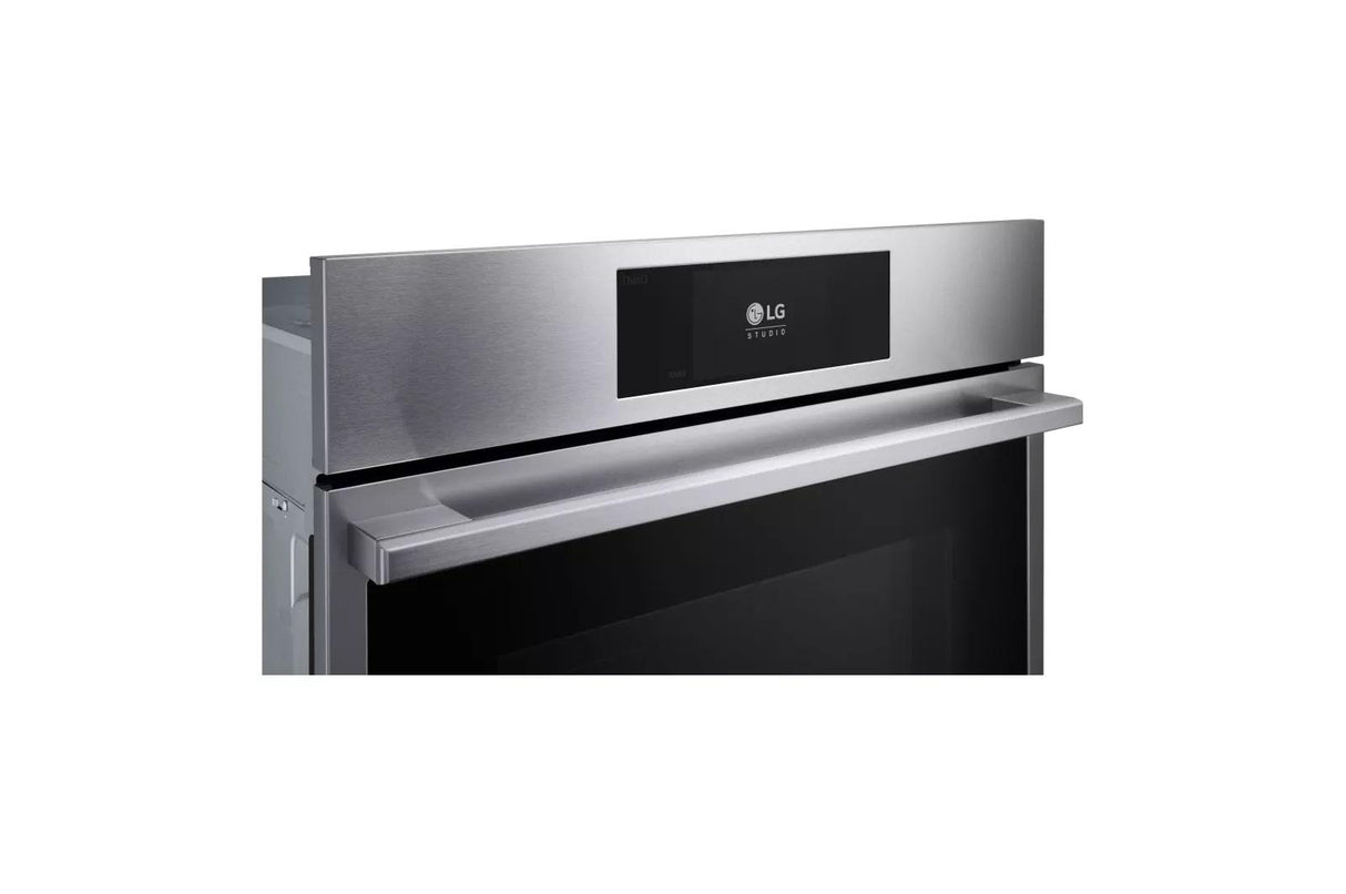 LG STUDIO 4.7 cu. ft. Smart InstaView(R) Electric Single Built-In Wall Oven with Air Fry & Steam Sous Vide - (WSES4728F)