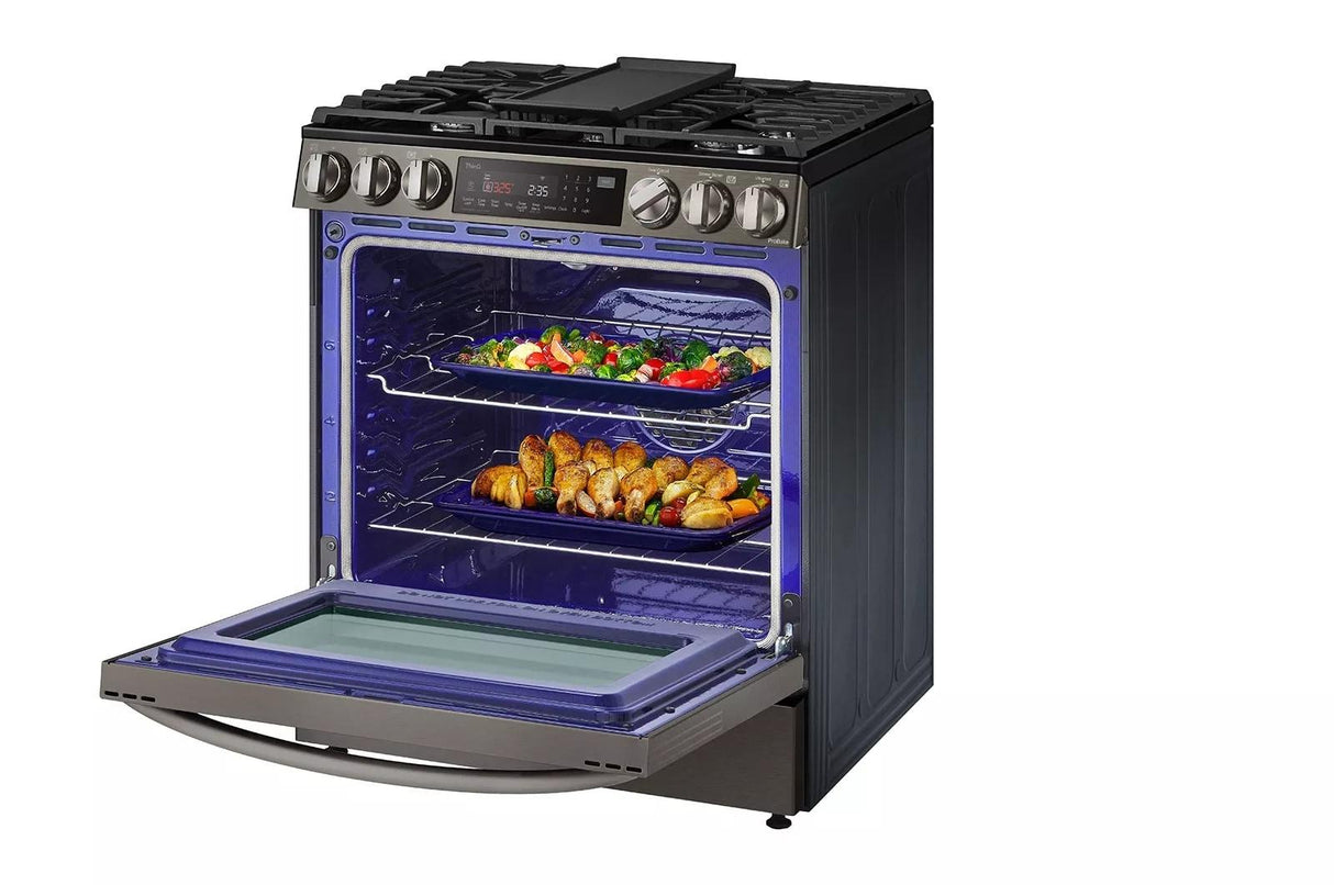 6.3 cu ft. Smart wi-fi Enabled ProBake Convection(R) InstaView(R) Gas Slide-In Range with Air Fry - (LSGL6335D)