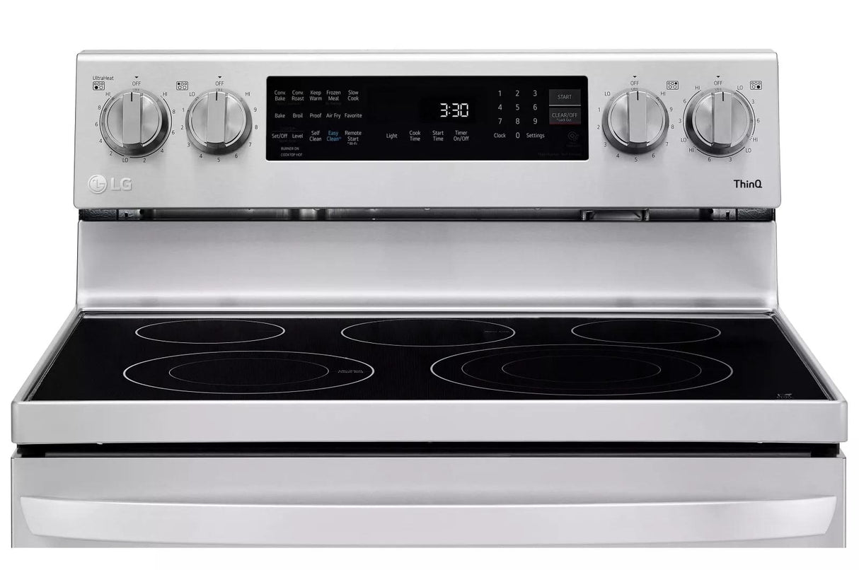 6.3 cu ft. Smart Wi-Fi Enabled True Convection InstaView(R) Electric Range with Air Fry - (LREL6325F)