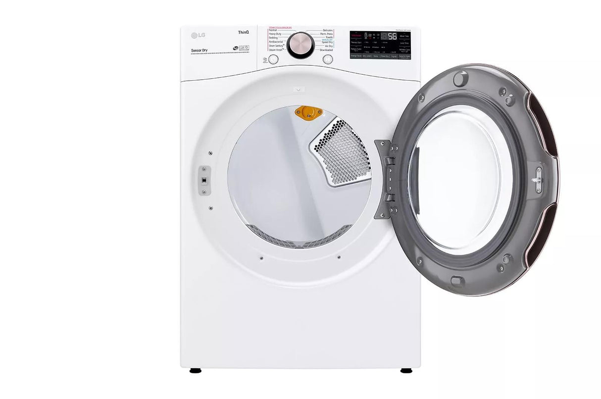 7.4 cu. ft. Ultra Large Capacity Smart wi-fi Enabled Front Load Electric Dryer with TurboSteam(TM) and Built-In Intelligence - (DLEX4000W)