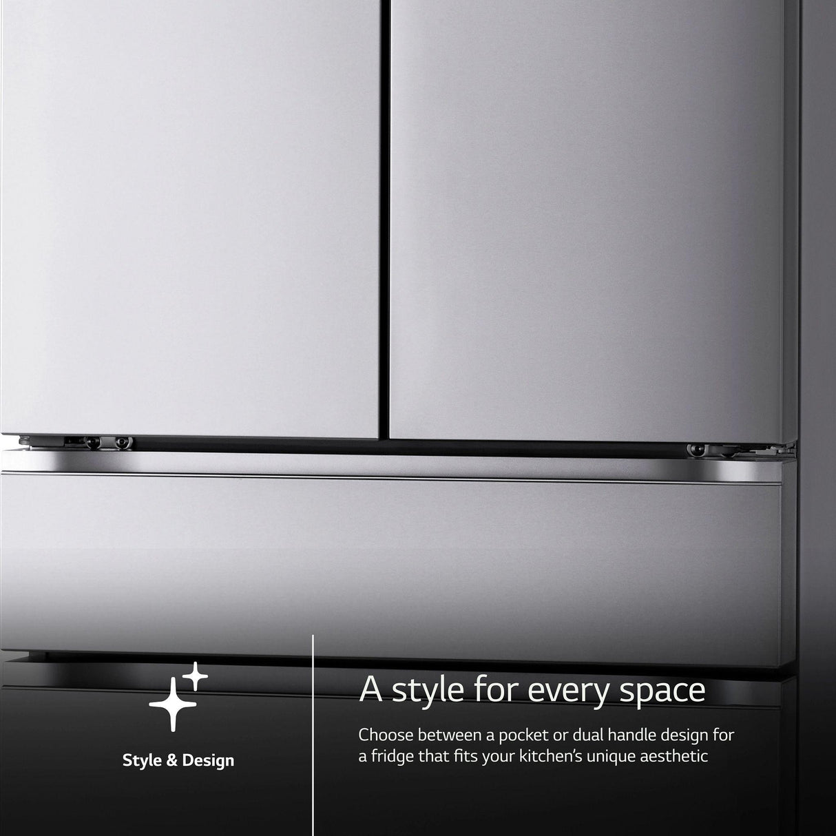 30 cu. ft. Smart Standard-Depth MAX(TM) 4-Door French Door Refrigerator with Full-Convert Drawer(TM) - (LF30S8210S)