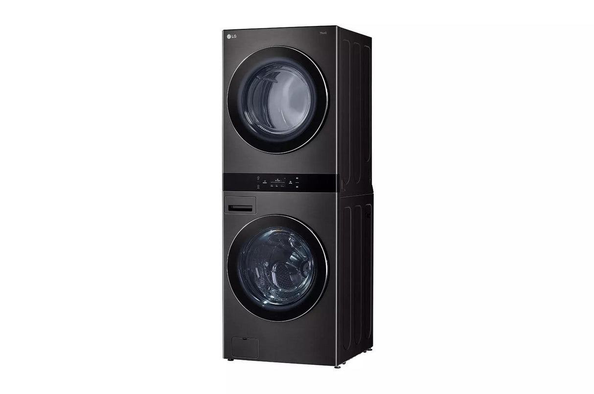 Single Unit Front Load LG WashTower(TM) with Center Control(R) 5.0 cu.ft. Washer & 7.4 cu.ft. Gas Dryer - (WKGX301HBA)