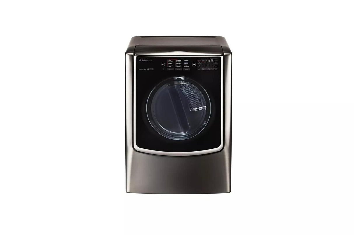 LG SIGNATURE 9.0 cu. ft. Large Smart wi-fi Enabled Gas Dryer w/ TurboSteam(TM) - (DLGX9501K)