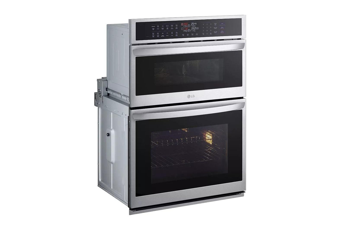 1.7/4.7 cu. ft. Smart Combination Wall Oven with InstaView(R), True Convection, Air Fry, and Steam Sous Vide - (WCEP6427F)