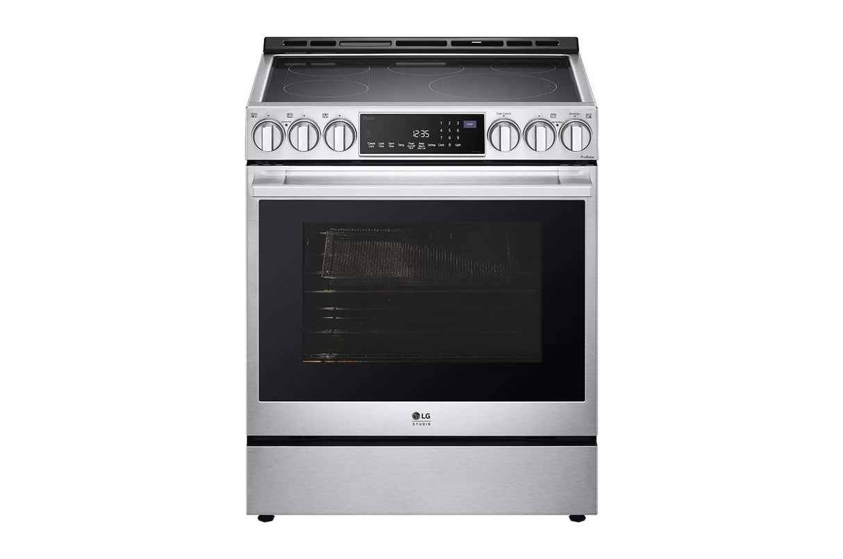 LG STUDIO 6.3 cu. ft. InstaView(R) Electric Slide-in Range with ProBake Convection(R) and Air Fry - (LSES6338F)