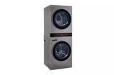 Single Unit Front Load LG WashTower(TM) with Center Control(TM) 4.5 cu. ft. Washer and 7.4 cu. ft. Electric Dryer - (WKE100HVA)