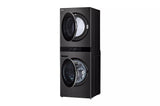 Single Unit Front Load LG WashTower(TM) with Center Control(R) 5.0 cu.ft. Washer & 7.4 cu.ft. Gas Dryer - (WKGX301HBA)