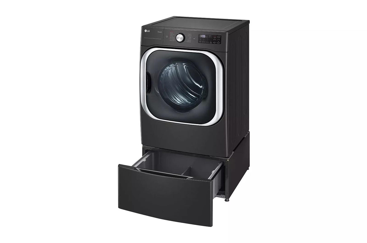 Laundry Pedestal - Black Steel - (WDP5B)