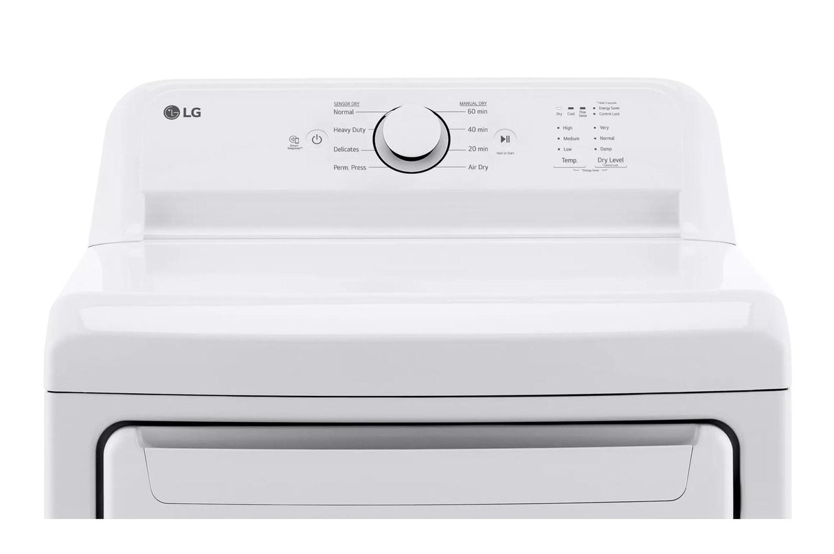 7.3 cu. ft. Rear Control Gas Energy Star Dryer with Sensor Dry - (DLG6101W)