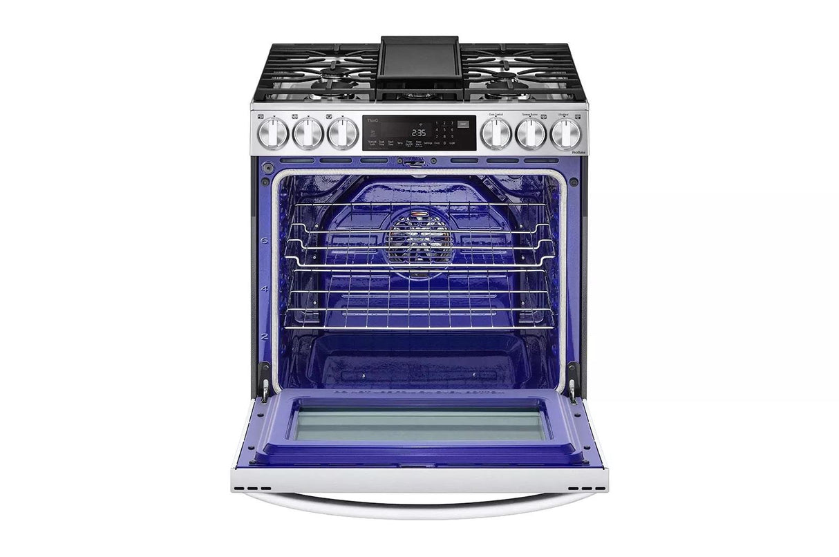 6.3 cu ft. Smart wi-fi Enabled ProBake Convection(R) InstaView(R) Gas Slide-In Range with Air Fry - (LSGL6335F)