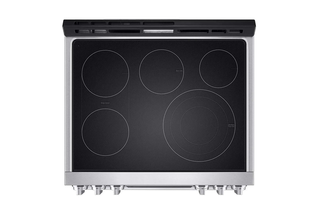 LG STUDIO 6.3 cu. ft. InstaView(R) Electric Slide-in Range with ProBake Convection(R) and Air Fry - (LSES6338F)