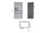 23 cu. ft. Smart Counter-Depth Refrigerator with Craft Ice(TM) - (LRMDC2306S)