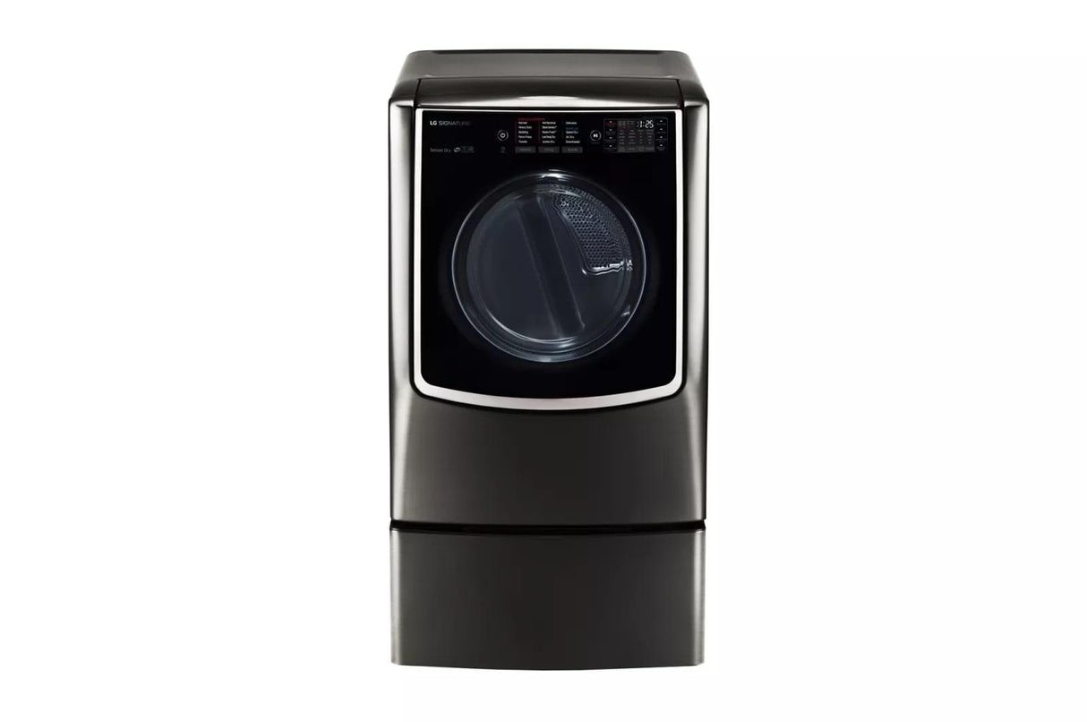 LG SIGNATURE 9.0 cu. ft. Large Smart wi-fi Enabled Electric Dryer w/ TurboSteam(TM) - (DLEX9500K)