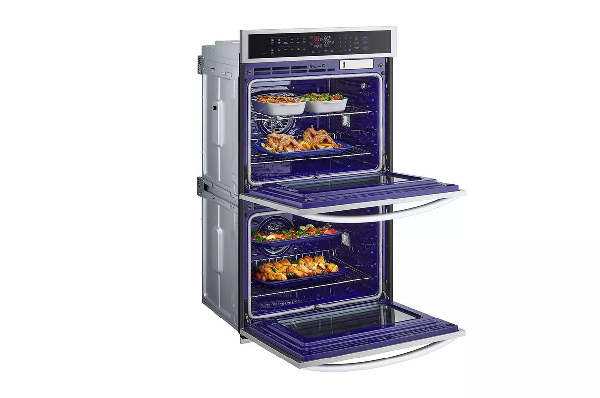 9.4 cu. ft. Smart Double Wall Oven with InstaView(R), True Convection, Air Fry, and Steam Sous Vide - (WDEP9427F)