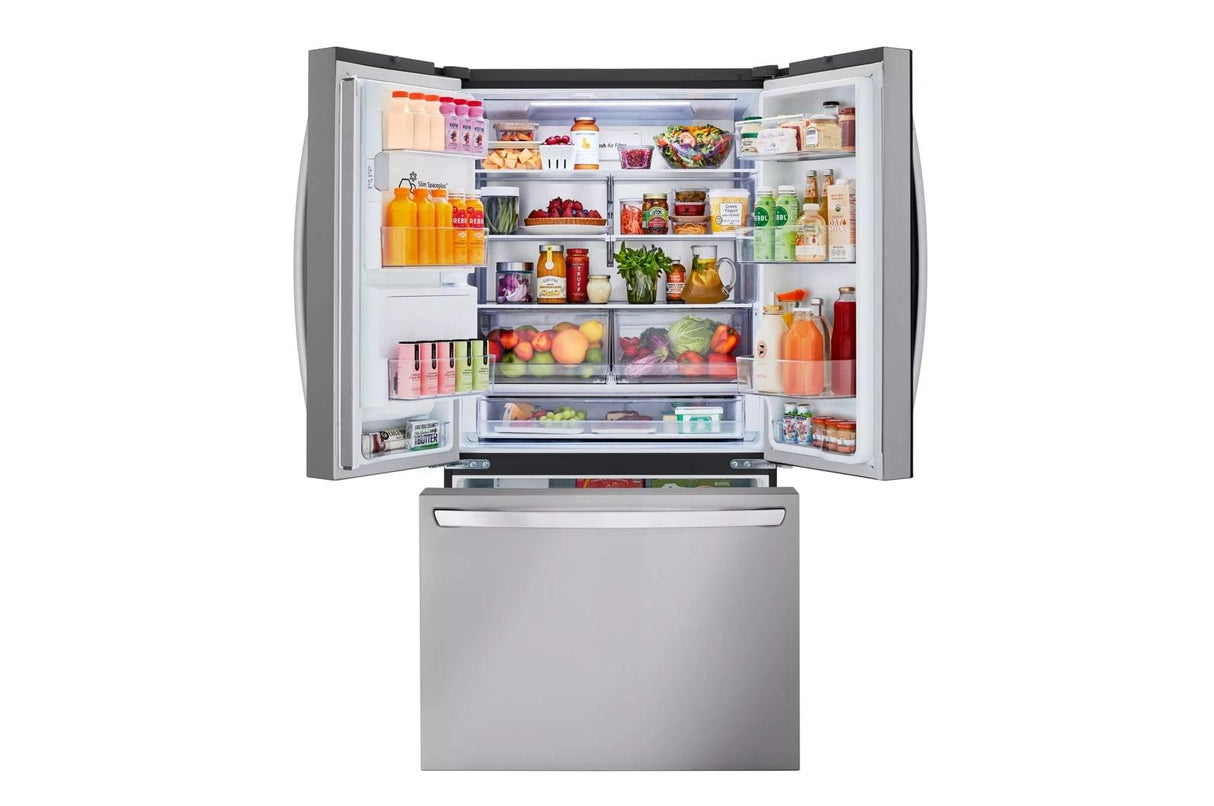 31 cu. ft. Smart Standard-Depth MAX(TM) French Door Refrigerator with Dual Ice - (LRFXS3106S)