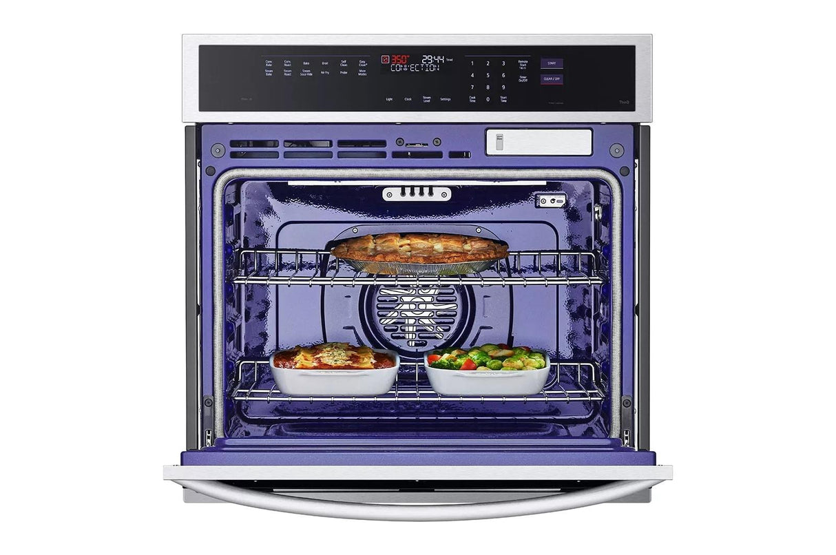 4.7 cu. ft. Smart Wall Oven with InstaView(R), True Convection, Air Fry, and Steam Sous Vide - (WSEP4727F)