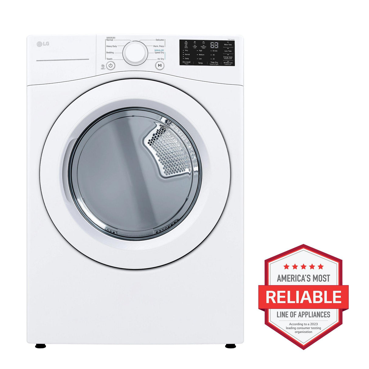 7.4 cu. ft. Ultra Large Capacity Electric Dryer - (DLE3470W)