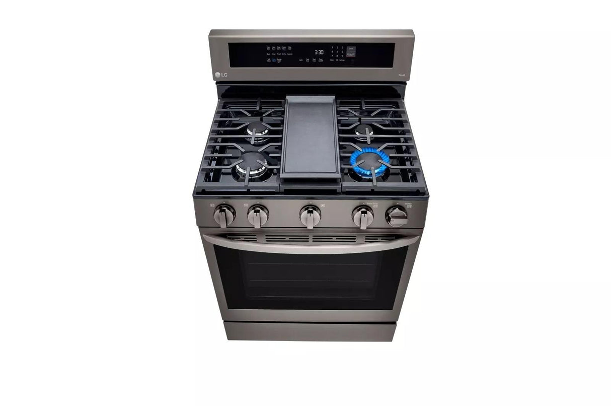 5.8 cu ft. Smart Wi-Fi Enabled True Convection InstaView(R) Gas Range with Air Fry - (LRGL5825D)