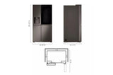 27 cu. ft. Side-By-Side InstaView(R) Refrigerator - (LRSOS2706D)