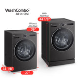 Ventless Washer/Dryer Combo LG WashCombo(TM) All-in-One 5.0 cu. ft. Mega Capacity with Inverter HeatPump(TM) Technology and Direct Drive Motor - (WM6998HBA)