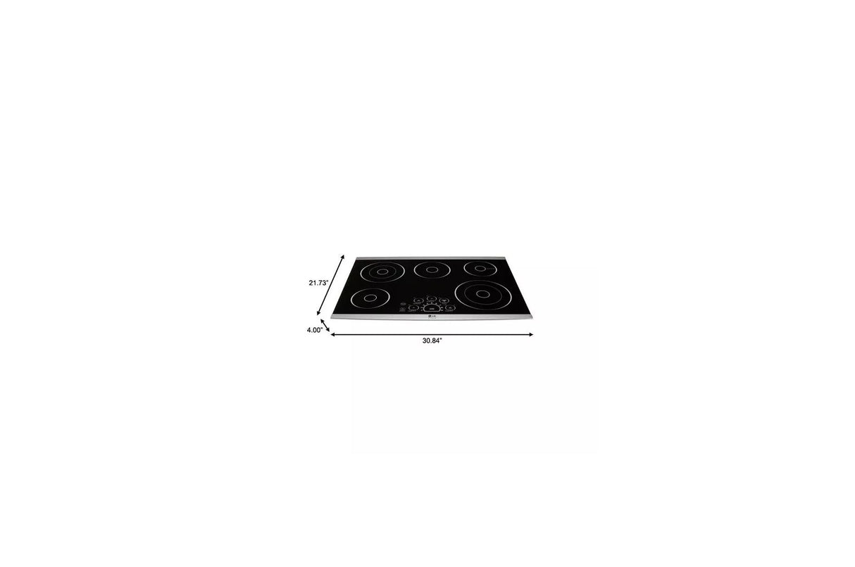 LG STUDIO 30" Electric Cooktop - (LSCE305ST)