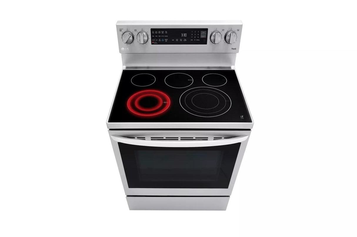 6.3 cu ft. Smart Wi-Fi Enabled True Convection InstaView(R) Electric Range with Air Fry - (LREL6325F)