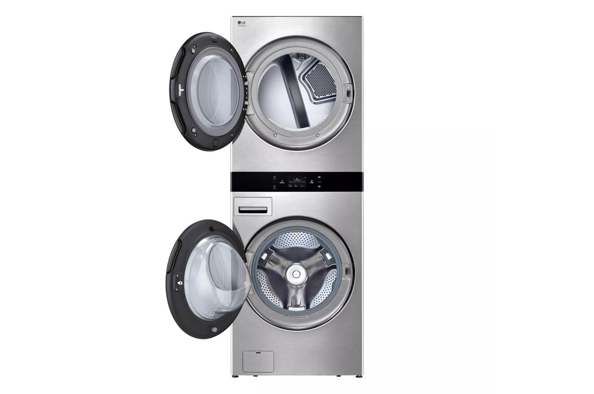 LG STUDIO WashTower(TM) Smart Front Load 5.0 cu. ft. Washer and 7.4 cu. ft. Electric Dryer with Center Control(R) - (SWWE50N3)